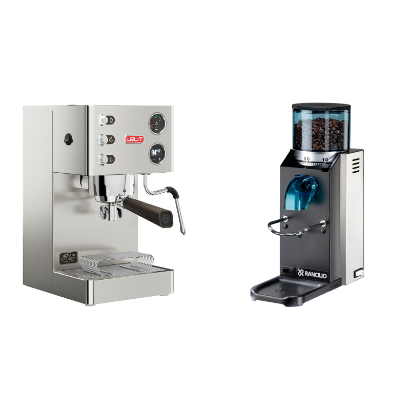 Lelit Victoria PL91T + Rancilio Rocky Doserless Lelit Victoria PL91T + Rancilio Rocky Doserless