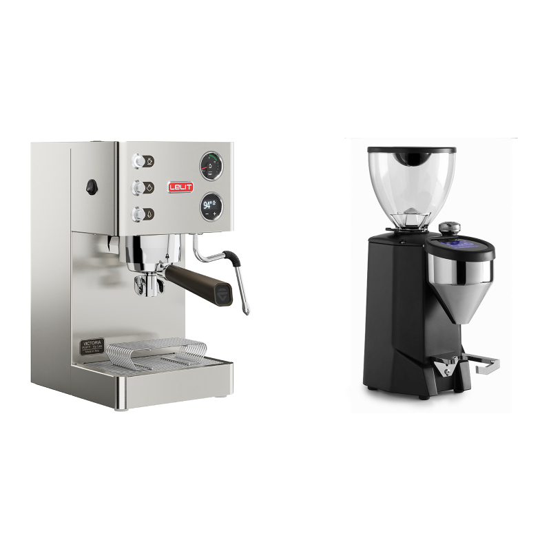 Lelit Victoria PL91T + Rocket Espresso FAUSTO 2.1, black Lelit Victoria PL91T + Rocket Espresso FAUSTO 2.1, black