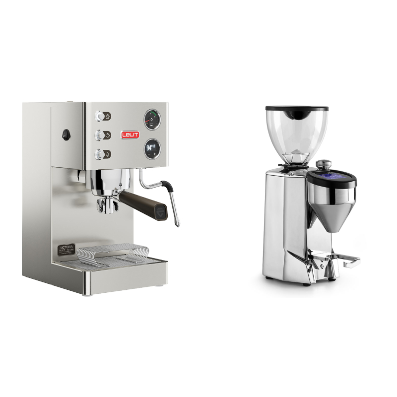 Lelit Victoria PL91T + Rocket Espresso FAUSTO 2.1, chrome Lelit Victoria PL91T + Rocket Espresso FAUSTO 2.1, chrome