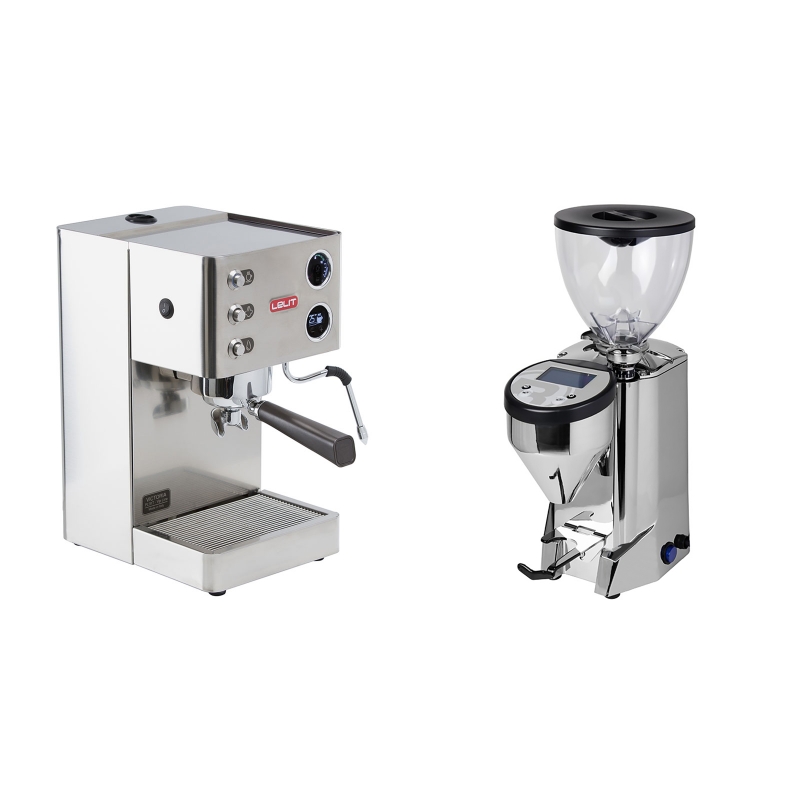 Lelit Victoria PL91T + Rocket Espresso FAUSTO, chrome Lelit Victoria PL91T + Rocket Espresso FAUSTO, chrome