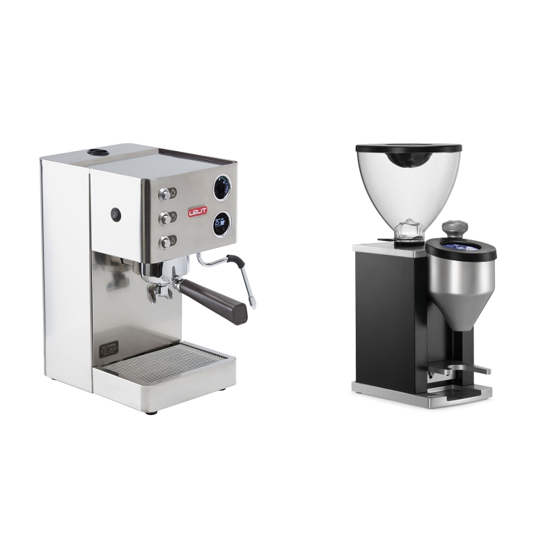 Lelit Victoria PL91T + Rocket Espresso FAUSTINO, black Lelit Victoria PL91T + Rocket Espresso FAUSTINO, black