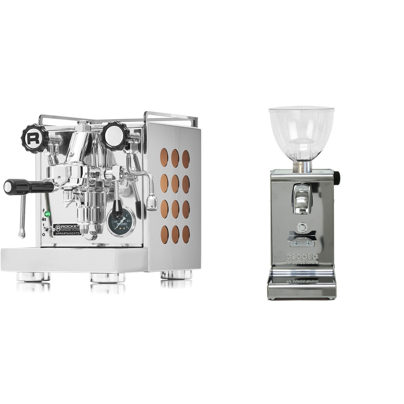 Rocket Espresso Appartamento, copper + Ascaso i-steel, lesk Rocket Espresso Appartamento, copper + Ascaso i-steel, lesk
