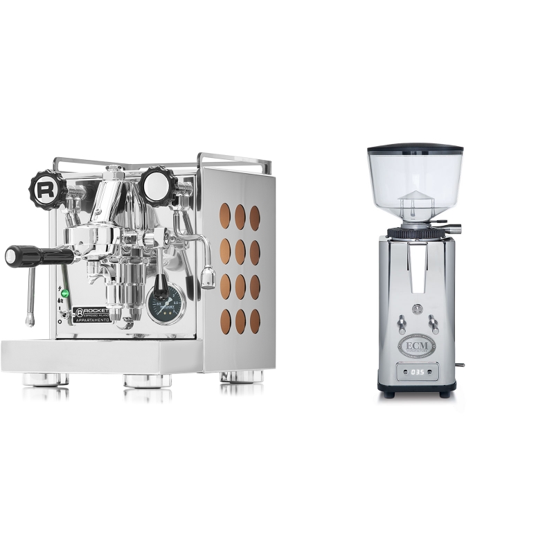 Rocket Espresso Appartamento, copper + ECM S-Automatik 64 Rocket Espresso Appartamento, copper + ECM S-Automatik 64