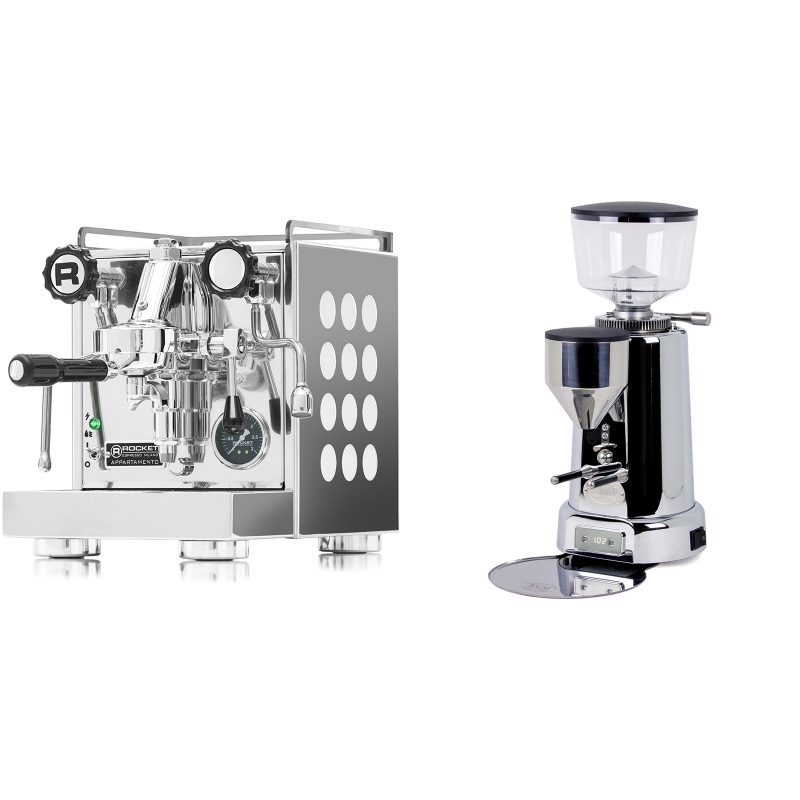 Rocket Espresso Appartamento, white + ECM V-Titan 64 Rocket Espresso Appartamento, white + ECM V-Titan 64
