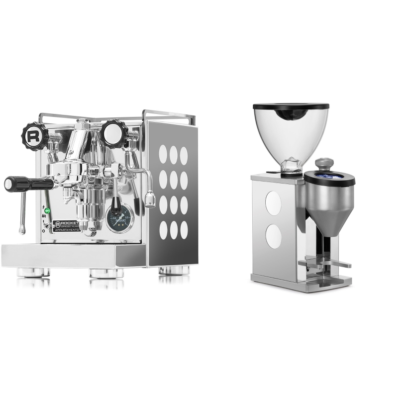 Rocket Espresso Appartamento, white + Rocket Espresso FAUSTINO, white Rocket Espresso Appartamento, white + Rocket Espresso FAUSTINO, white
