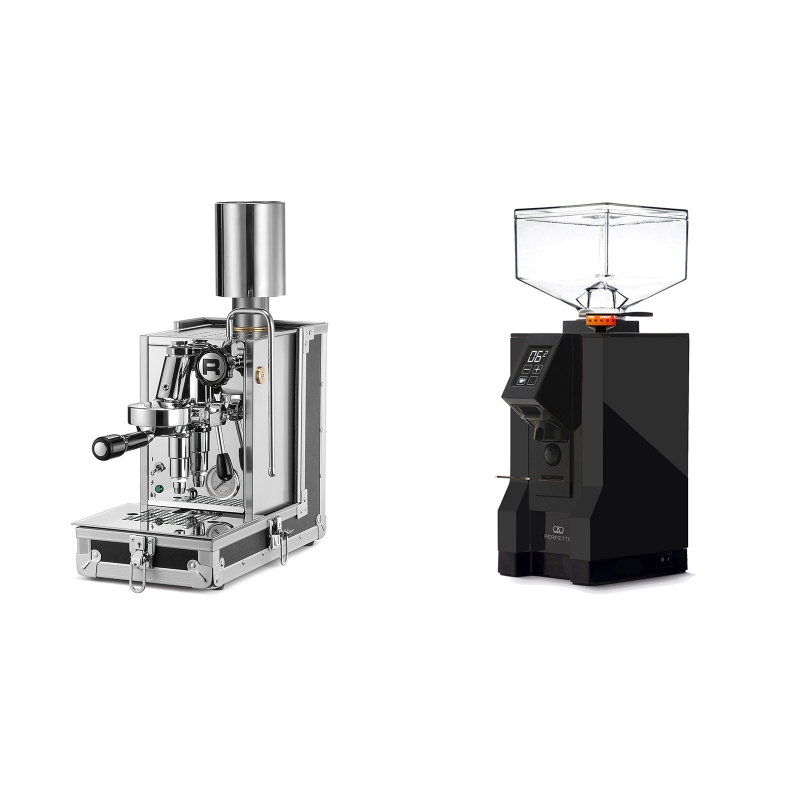 Rocket Espresso Porta Via + Eureka Mignon Perfetto, BL black Rocket Espresso Porta Via + Eureka Mignon Perfetto, BL black