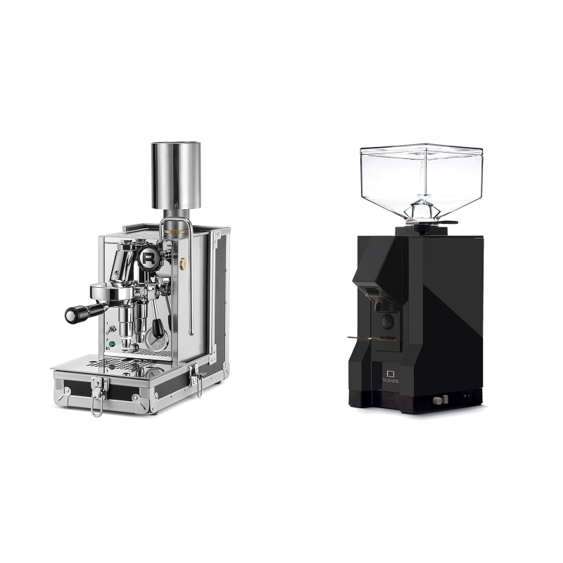 Rocket Espresso Porta Via + Eureka Mignon Silenzio, BL black Rocket Espresso Porta Via + Eureka Mignon Silenzio, BL black