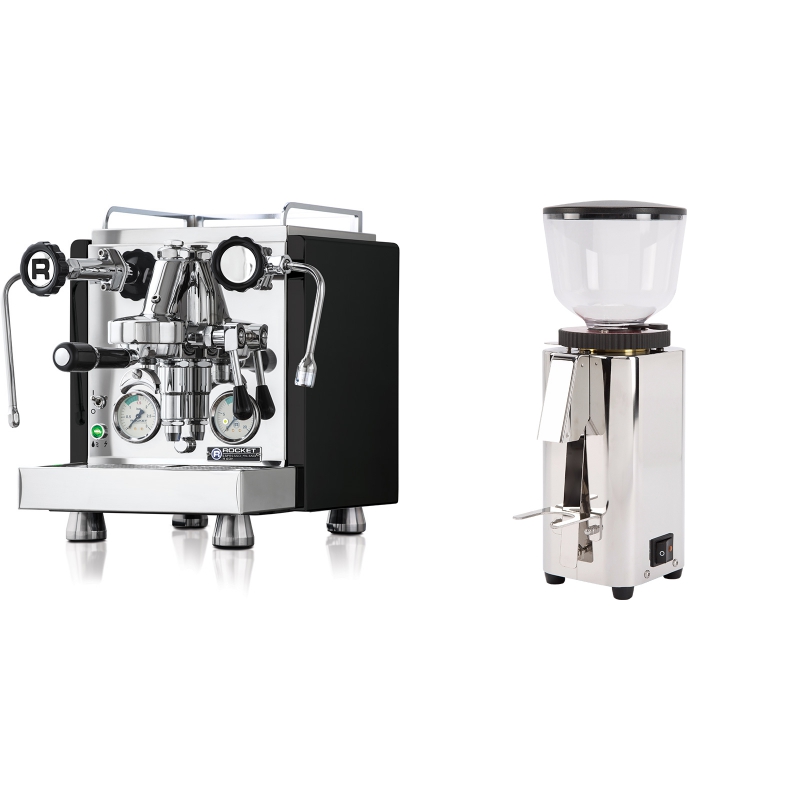 Rocket Espresso R 60V, černá + ECM C-Manuale 54 Rocket Espresso R 60V, černá + ECM C-Manuale 54