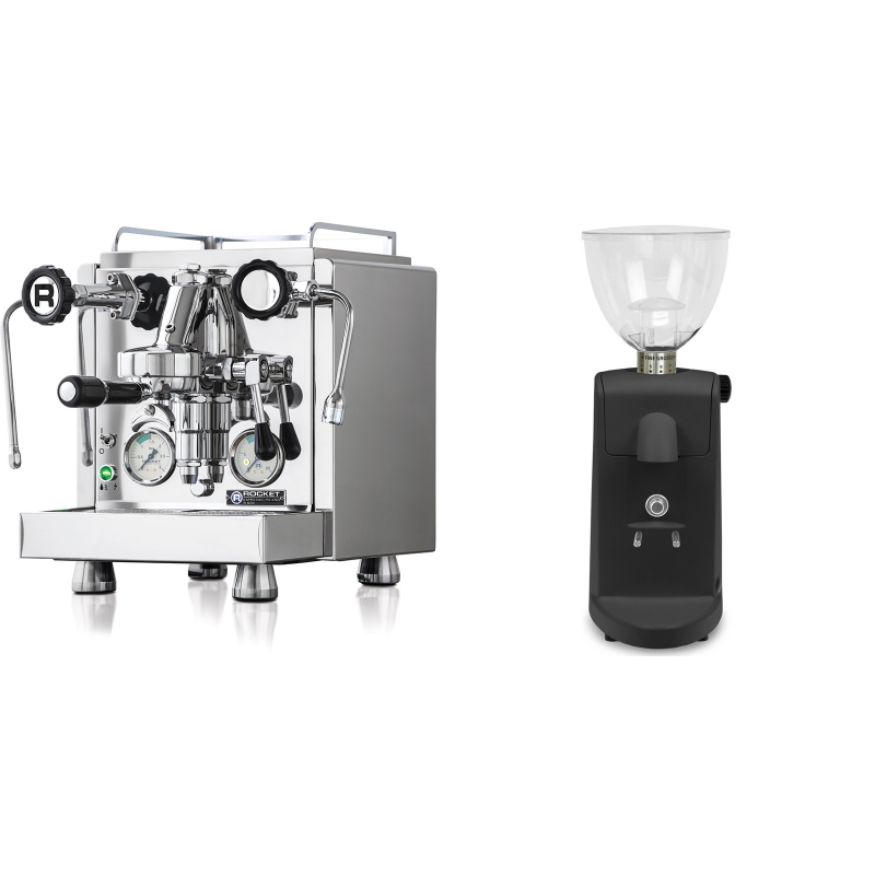 Rocket Espresso R 60V + Ascaso i-mini i1, černá Rocket Espresso R 60V + Ascaso i-mini i1, černá