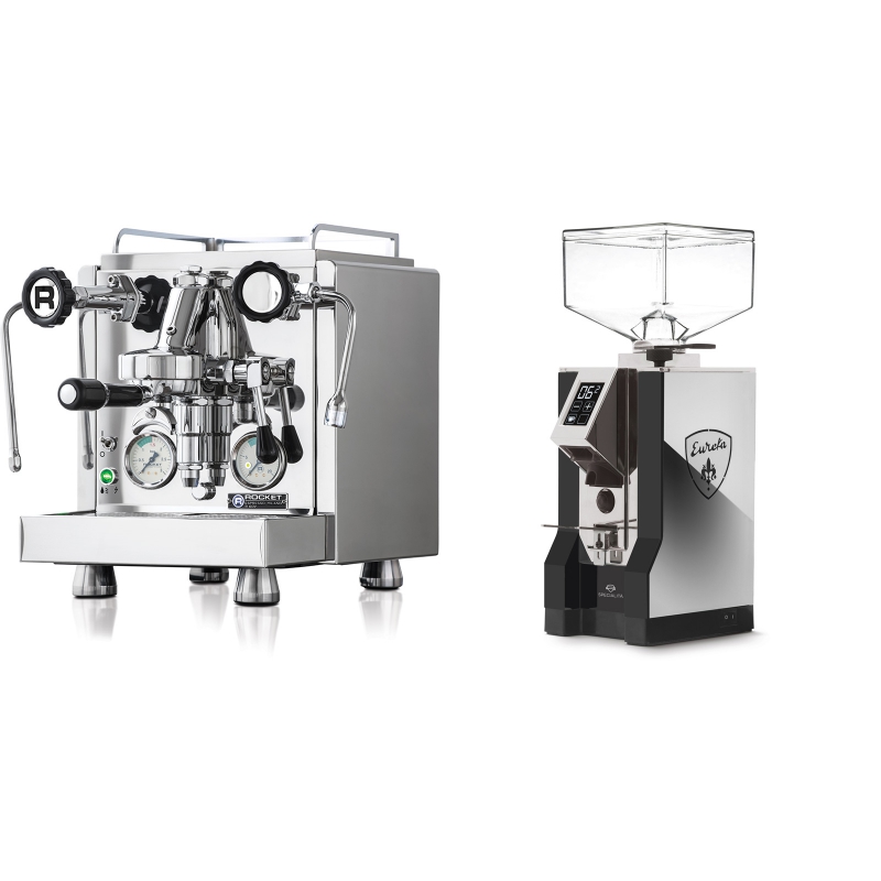 Rocket Espresso R 60V + Eureka Mignon Specialita, NX black Rocket Espresso R 60V + Eureka Mignon Specialita, NX black