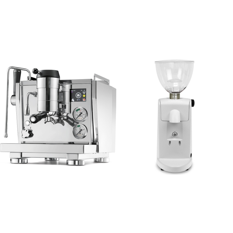 Rocket Espresso R NINE ONE + Ascaso i-mini i1, bílá Rocket Espresso R NINE ONE + Ascaso i-mini i1, bílá
