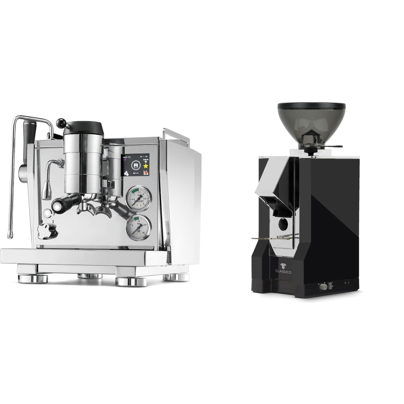 Rocket Espresso R NINE ONE + Eureka Mignon Classico, CR black Rocket Espresso R NINE ONE + Eureka Mignon Classico, CR black