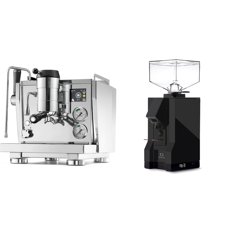 Rocket Espresso R NINE ONE + Eureka Mignon Silenzio, BL black Rocket Espresso R NINE ONE + Eureka Mignon Silenzio, BL black
