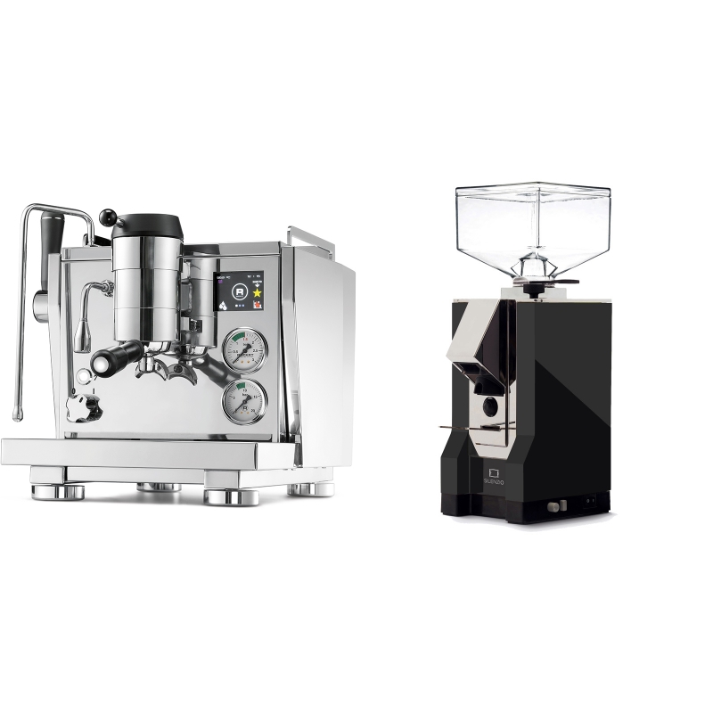 Rocket Espresso R NINE ONE + Eureka Mignon Silenzio, CR black Rocket Espresso R NINE ONE + Eureka Mignon Silenzio, CR black
