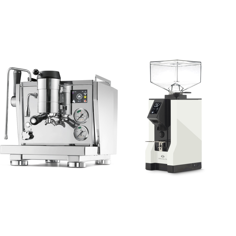 Rocket Espresso R NINE ONE + Eureka Mignon Specialita, BL white Rocket Espresso R NINE ONE + Eureka Mignon Specialita, BL white