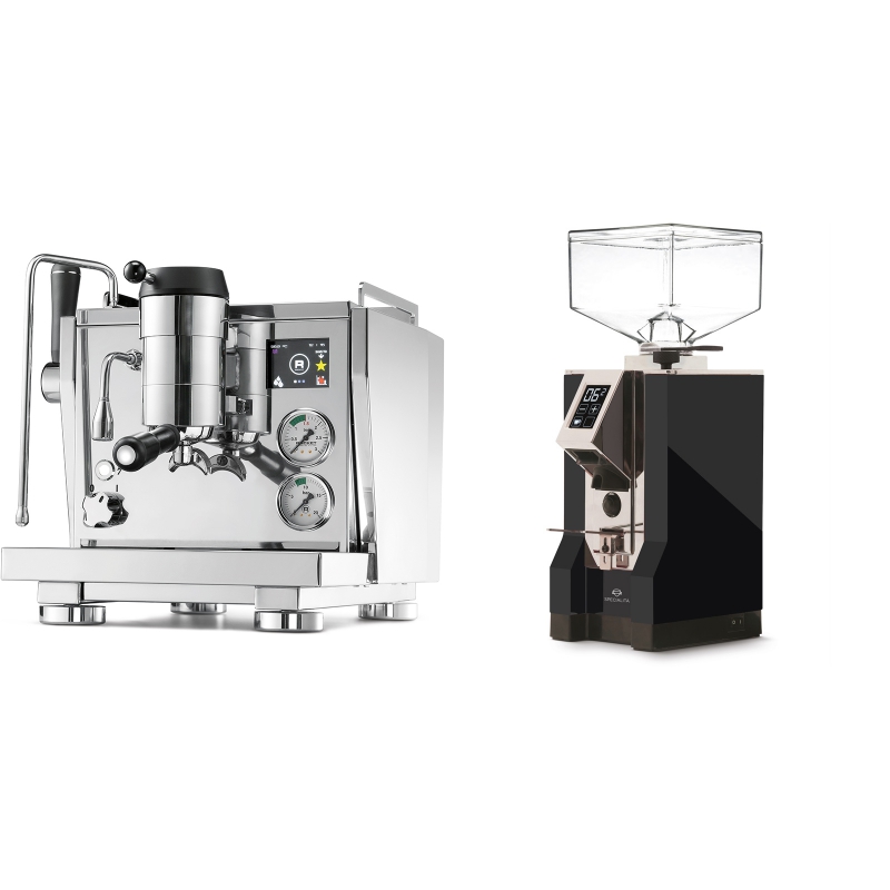 Rocket Espresso R NINE ONE + Eureka Mignon Specialita, CR black Rocket Espresso R NINE ONE + Eureka Mignon Specialita, CR black