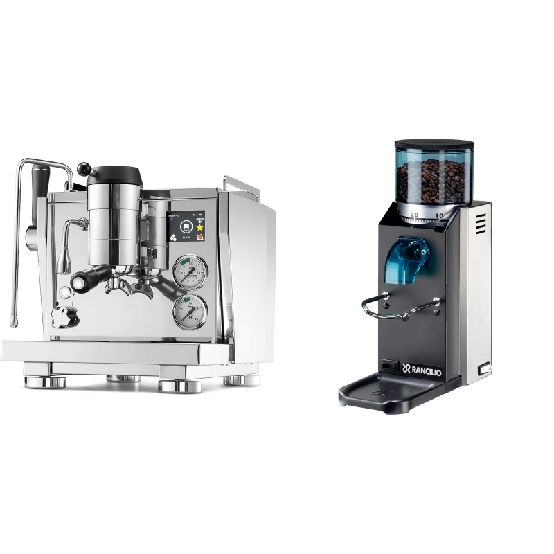 Rocket Espresso R NINE ONE + Rancilio Rocky Doserless Rocket Espresso R NINE ONE + Rancilio Rocky Doserless