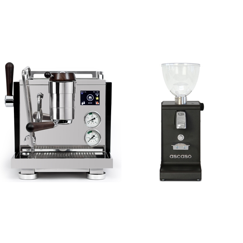 Rocket Espresso R NINE ONE Edizione Speciale + Ascaso i-steel, černá Rocket Espresso R NINE ONE Edizione Speciale + Ascaso i-steel, černá