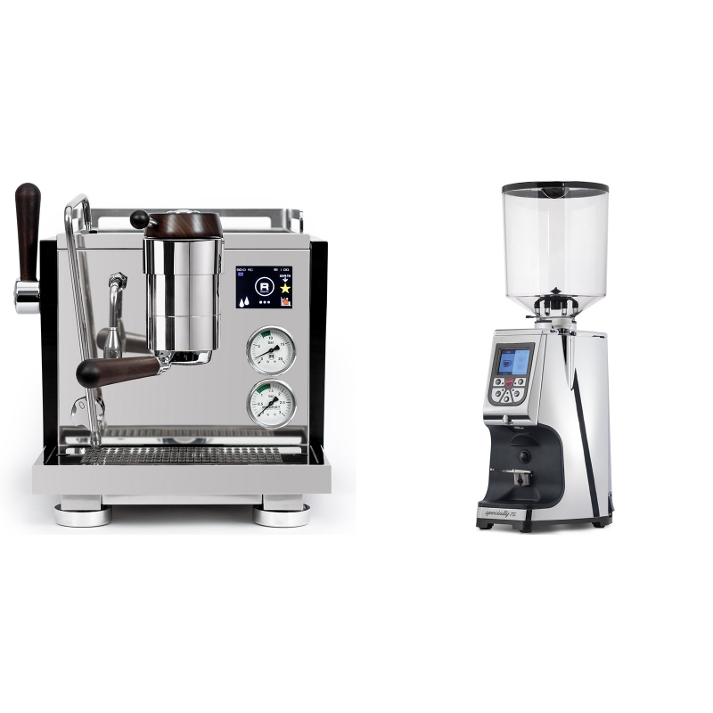 Rocket Espresso R NINE ONE Edizione Speciale + Eureka Atom Specialty 75, chrome Rocket Espresso R NINE ONE Edizione Speciale + Eureka Atom Specialty 75, chrome