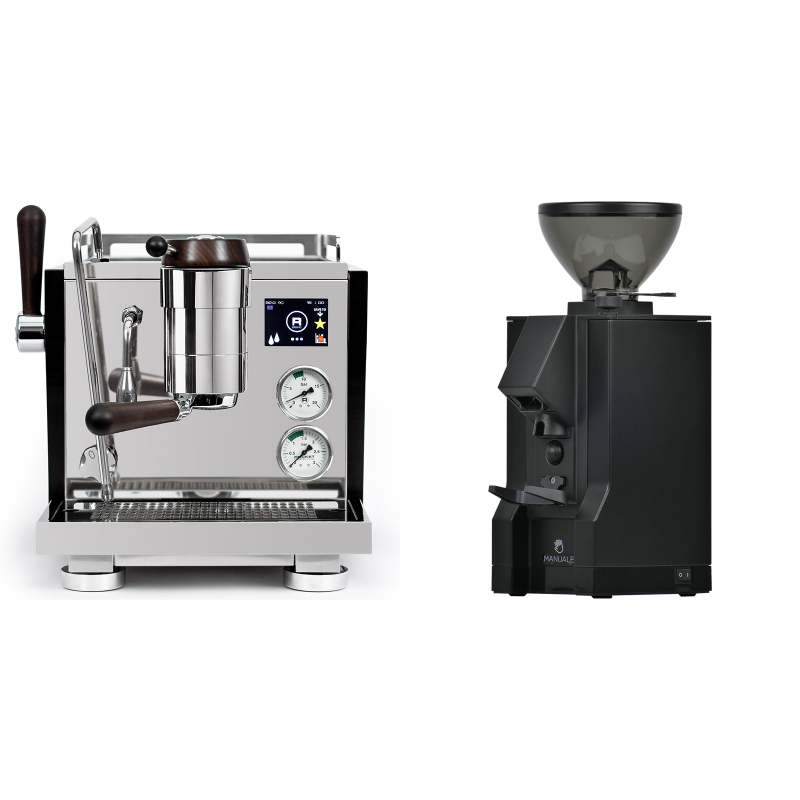 Rocket Espresso R NINE ONE Edizione Speciale + Eureka Mignon Manuale, BL black Rocket Espresso R NINE ONE Edizione Speciale + Eureka Mignon Manuale, BL black