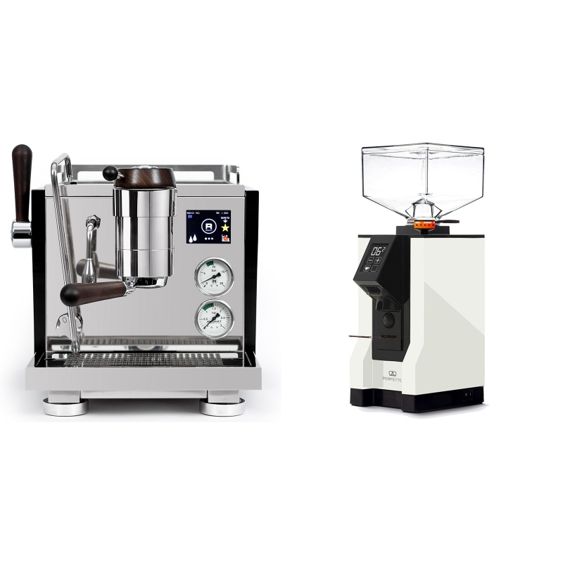 Rocket Espresso R NINE ONE Edizione Speciale + Eureka Mignon Perfetto, BL white Rocket Espresso R NINE ONE Edizione Speciale + Eureka Mignon Perfetto, BL white