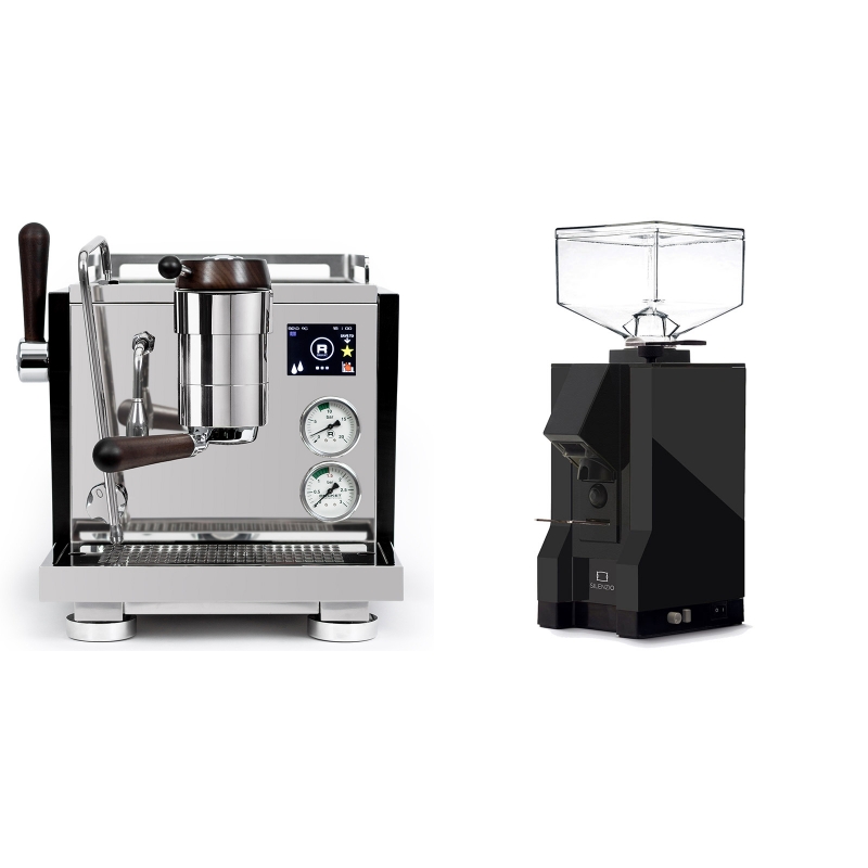 Rocket Espresso R NINE ONE Edizione Speciale + Eureka Mignon Silenzio, BL black Rocket Espresso R NINE ONE Edizione Speciale + Eureka Mignon Silenzio, BL black