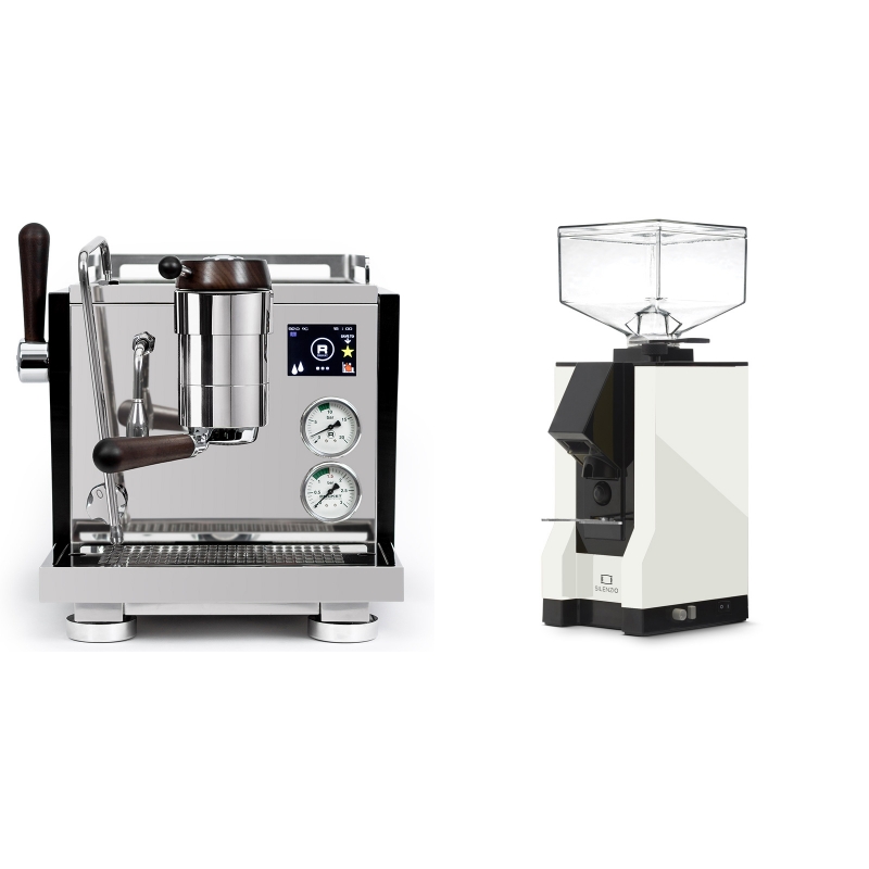 Rocket Espresso R NINE ONE Edizione Speciale + Eureka Mignon Silenzio, BL white Rocket Espresso R NINE ONE Edizione Speciale + Eureka Mignon Silenzio, BL white
