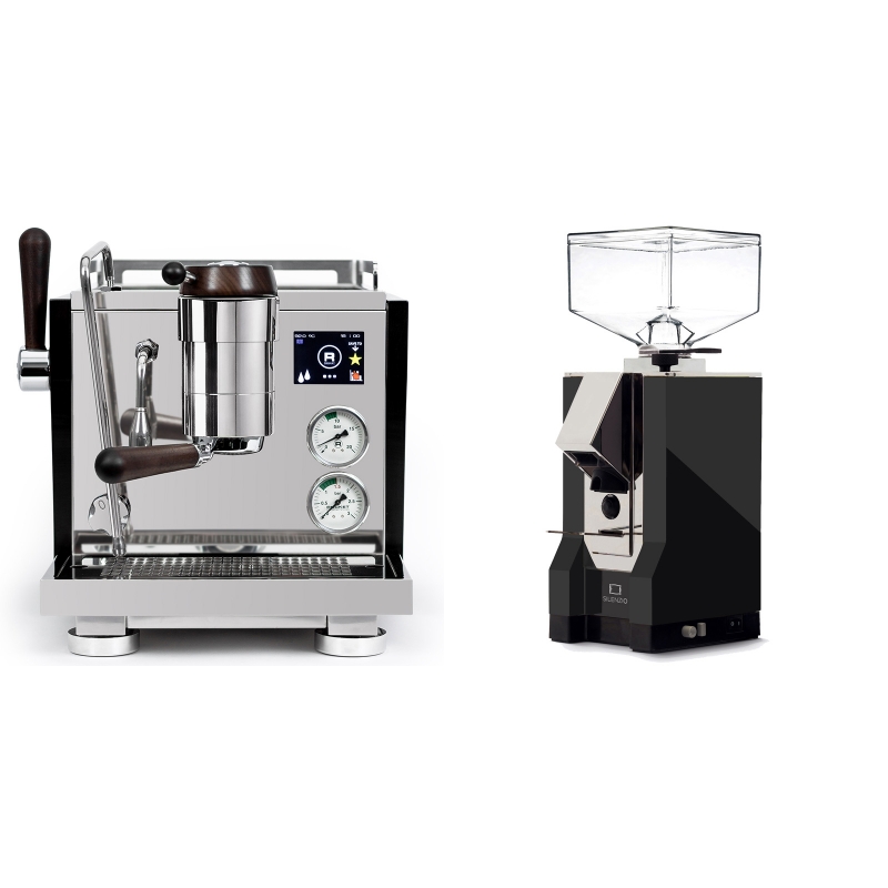 Rocket Espresso R NINE ONE Edizione Speciale + Eureka Mignon Silenzio, CR black Rocket Espresso R NINE ONE Edizione Speciale + Eureka Mignon Silenzio, CR black