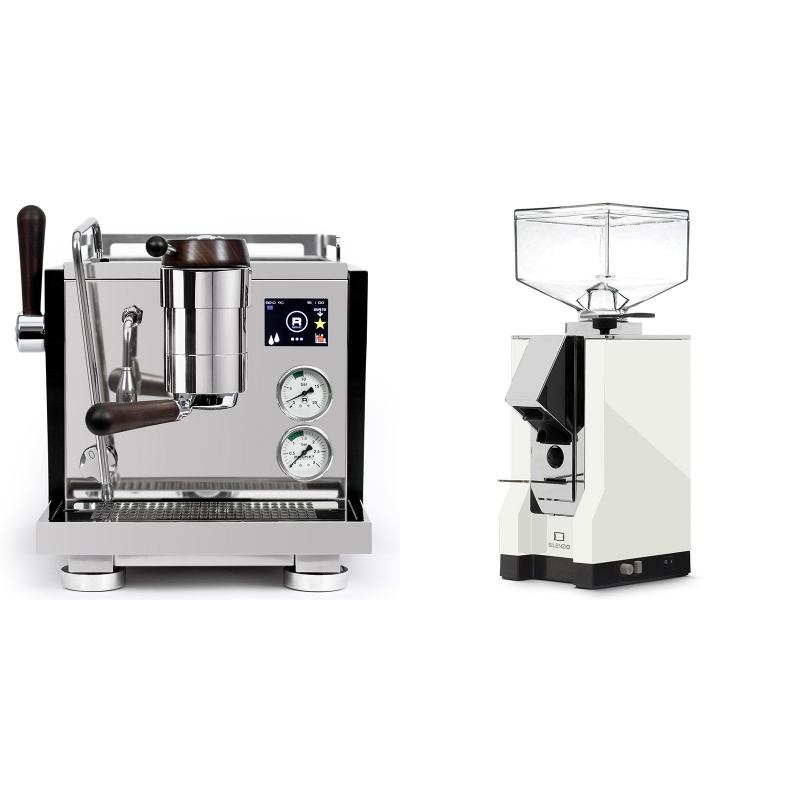 Rocket Espresso R NINE ONE Edizione Speciale + Eureka Mignon Silenzio, CR white Rocket Espresso R NINE ONE Edizione Speciale + Eureka Mignon Silenzio, CR white