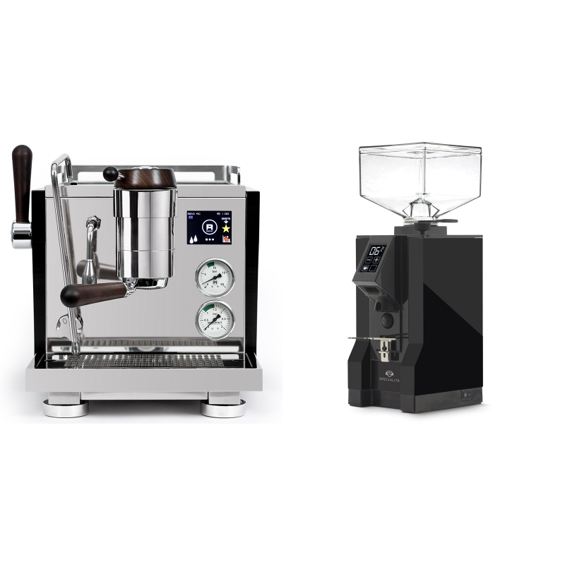 Rocket Espresso R NINE ONE Edizione Speciale + Eureka Mignon Specialita, BL black Rocket Espresso R NINE ONE Edizione Speciale + Eureka Mignon Specialita, BL black