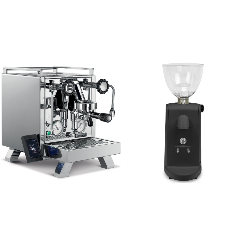 Rocket Espresso R 58 Cinquantotto + Ascaso i-mini i1, černá Rocket Espresso R 58 Cinquantotto + Ascaso i-mini i1, černá