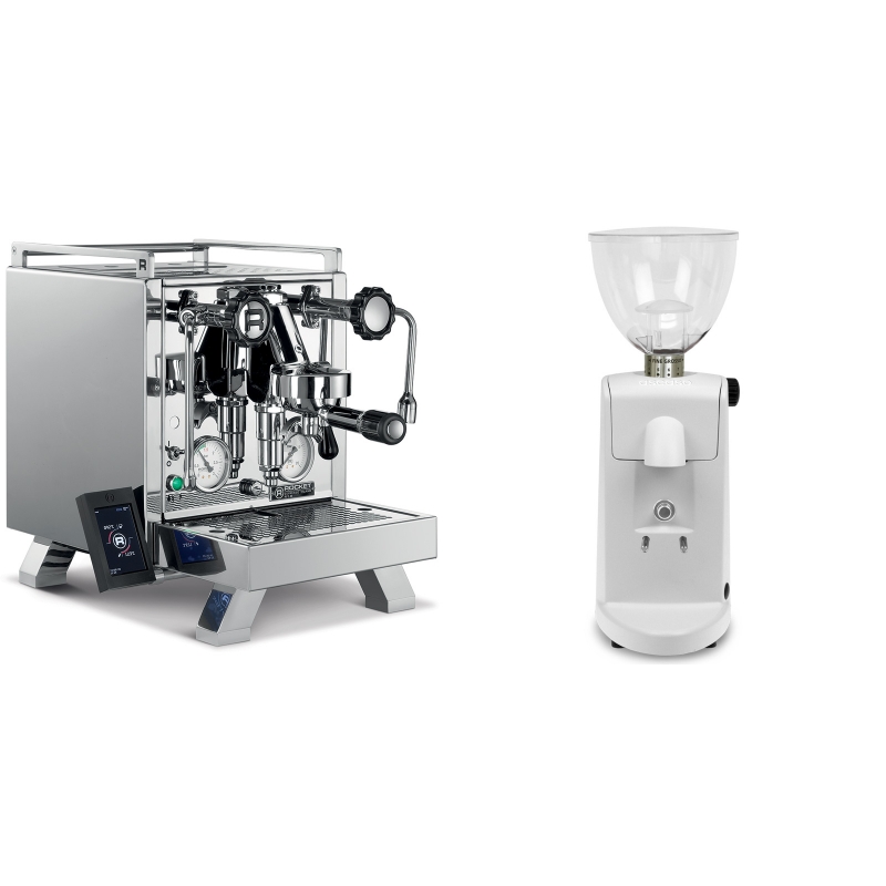 Rocket Espresso R 58 Cinquantotto + Ascaso i-mini i1, bílá Rocket Espresso R 58 Cinquantotto + Ascaso i-mini i1, bílá