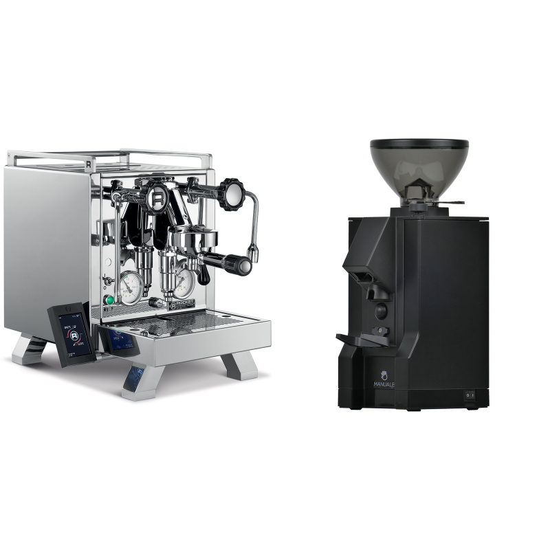 Rocket Espresso R 58 Cinquantotto + Eureka Mignon Manuale, BL black Rocket Espresso R 58 Cinquantotto + Eureka Mignon Manuale, BL black
