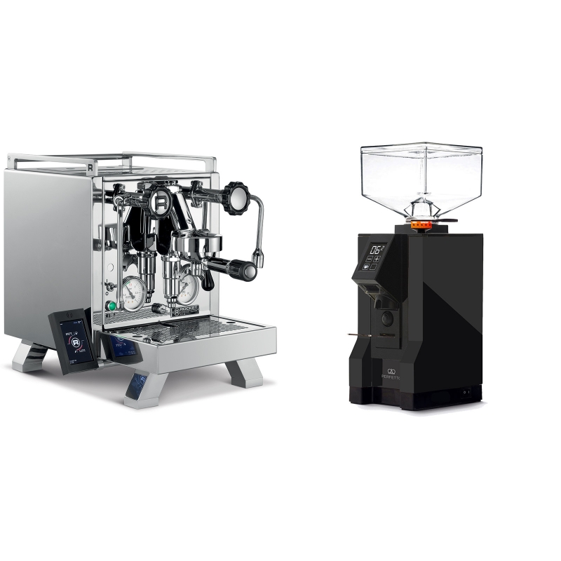 Rocket Espresso R 58 Cinquantotto + Eureka Mignon Perfetto, BL black Rocket Espresso R 58 Cinquantotto + Eureka Mignon Perfetto, BL black