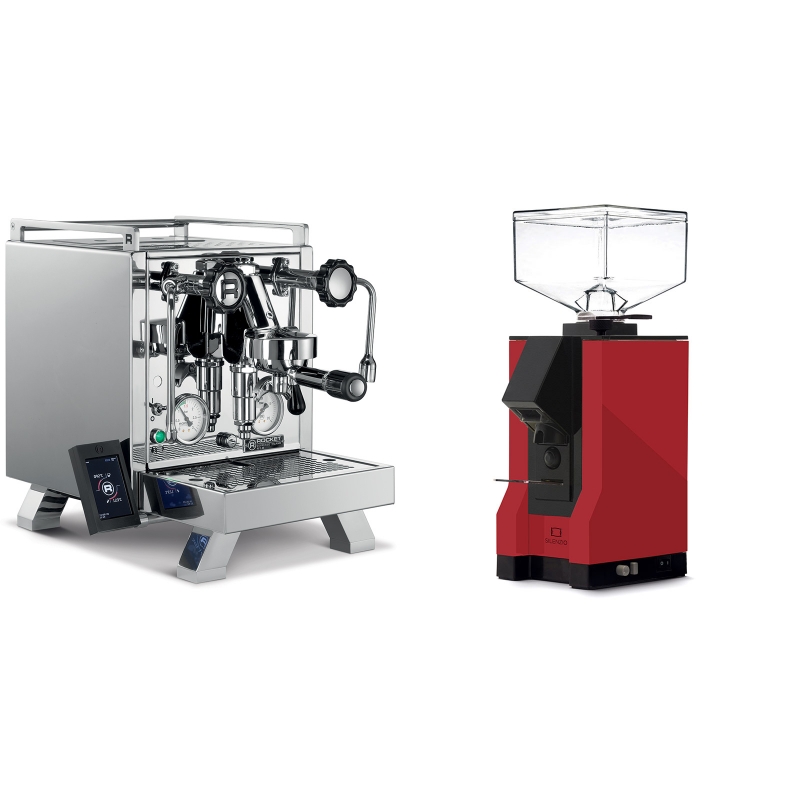 Rocket Espresso R 58 Cinquantotto + Eureka Mignon Silenzio, BL ferrari red Rocket Espresso R 58 Cinquantotto + Eureka Mignon Silenzio, BL ferrari red