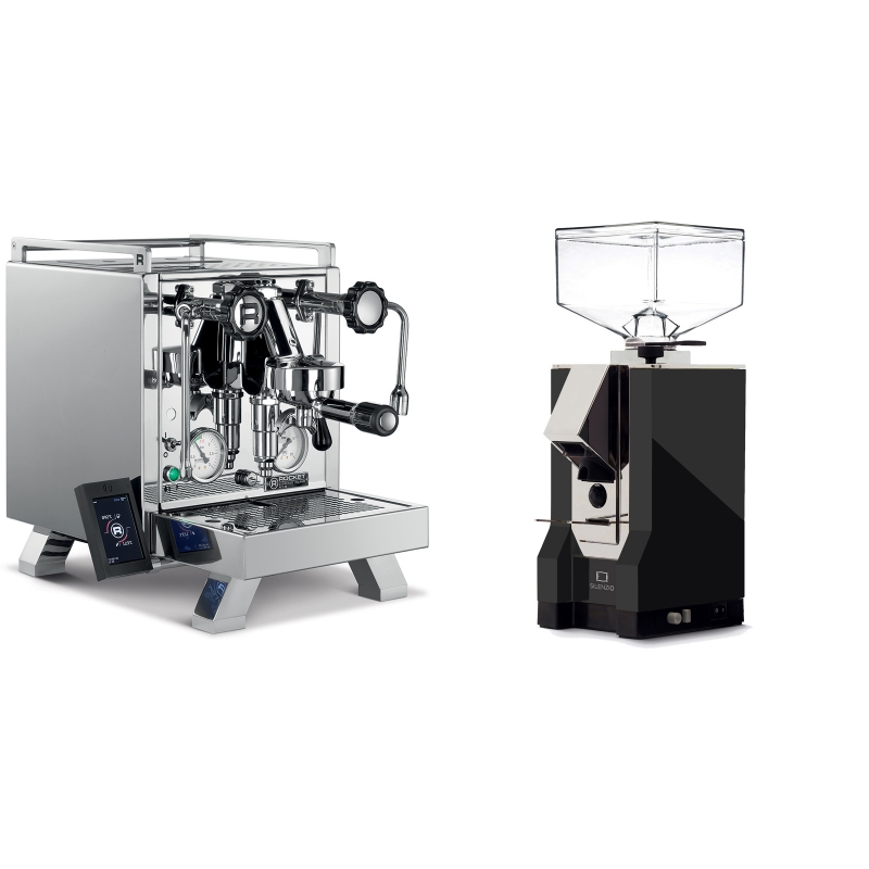 Rocket Espresso R 58 Cinquantotto + Eureka Mignon Silenzio, CR black Rocket Espresso R 58 Cinquantotto + Eureka Mignon Silenzio, CR black