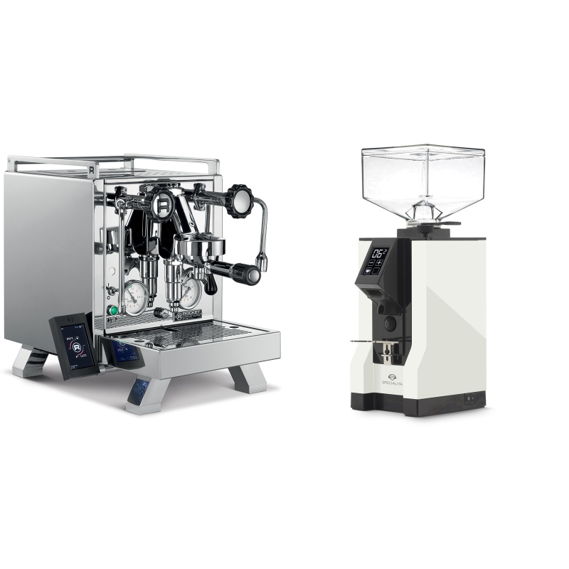 Rocket Espresso R 58 Cinquantotto + Eureka Mignon Specialita, BL white Rocket Espresso R 58 Cinquantotto + Eureka Mignon Specialita, BL white