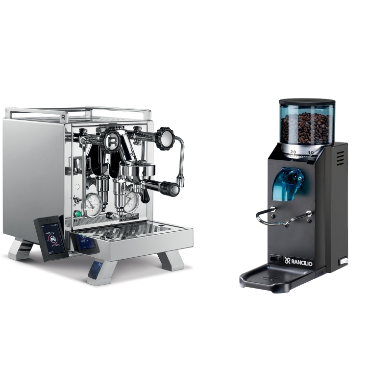 Rocket Espresso R 58 Cinquantotto + Rancilio Rocky Doserless, černá Rocket Espresso R 58 Cinquantotto + Rancilio Rocky Doserless, černá
