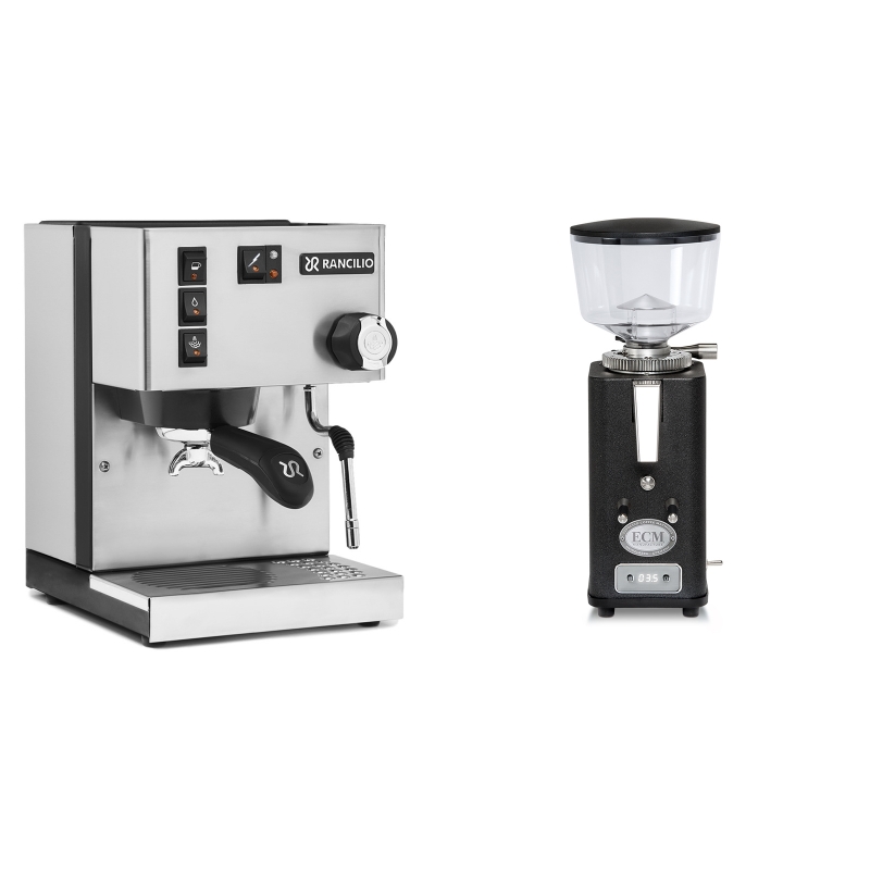 Rancilio Silvia BC + ECM S-Automatik 64, anthracite Rancilio Silvia BC + ECM S-Automatik 64, anthracite