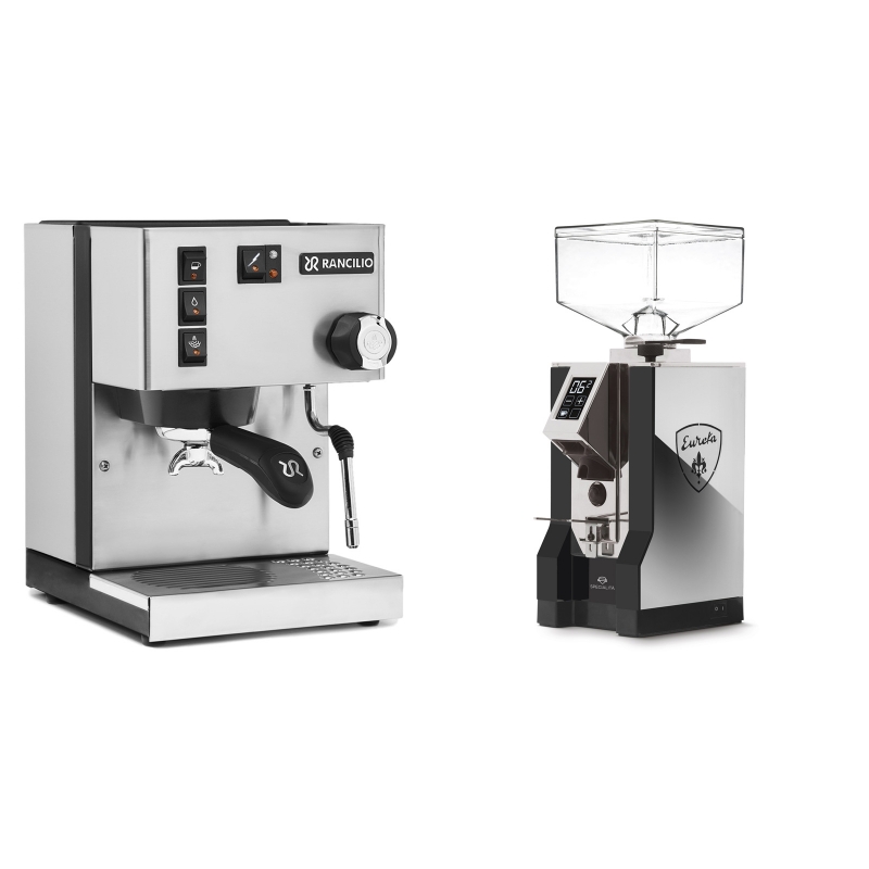 Rancilio Silvia BC + Eureka Mignon Specialita, NX black Rancilio Silvia BC + Eureka Mignon Specialita, NX black