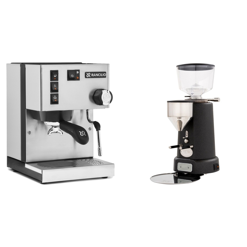 Rancilio Silvia E + ECM V-Titan 64, anthracite Rancilio Silvia E + ECM V-Titan 64, anthracite