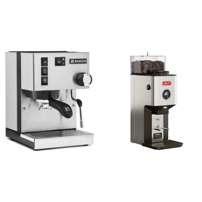 Rancilio Silvia E + Lelit William PL72 Rancilio Silvia E + Lelit William PL72