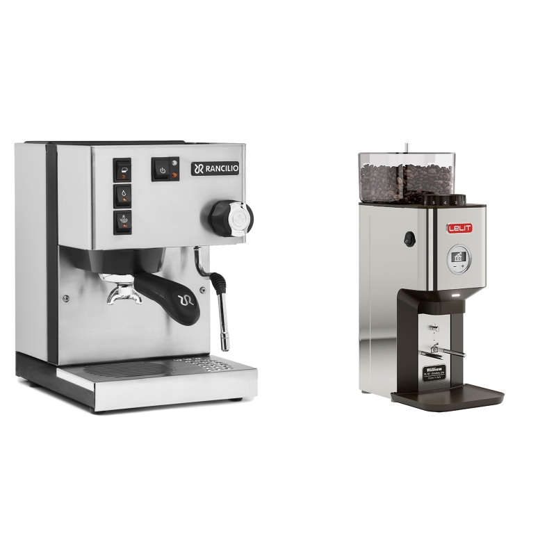 Rancilio Silvia E + Lelit William PL72-P Rancilio Silvia E + Lelit William PL72-P