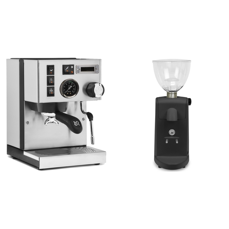Rancilio Silvia PID Buna café edice + Ascaso i-mini i1, černá Rancilio Silvia PID Buna café edice + Ascaso i-mini i1, černá