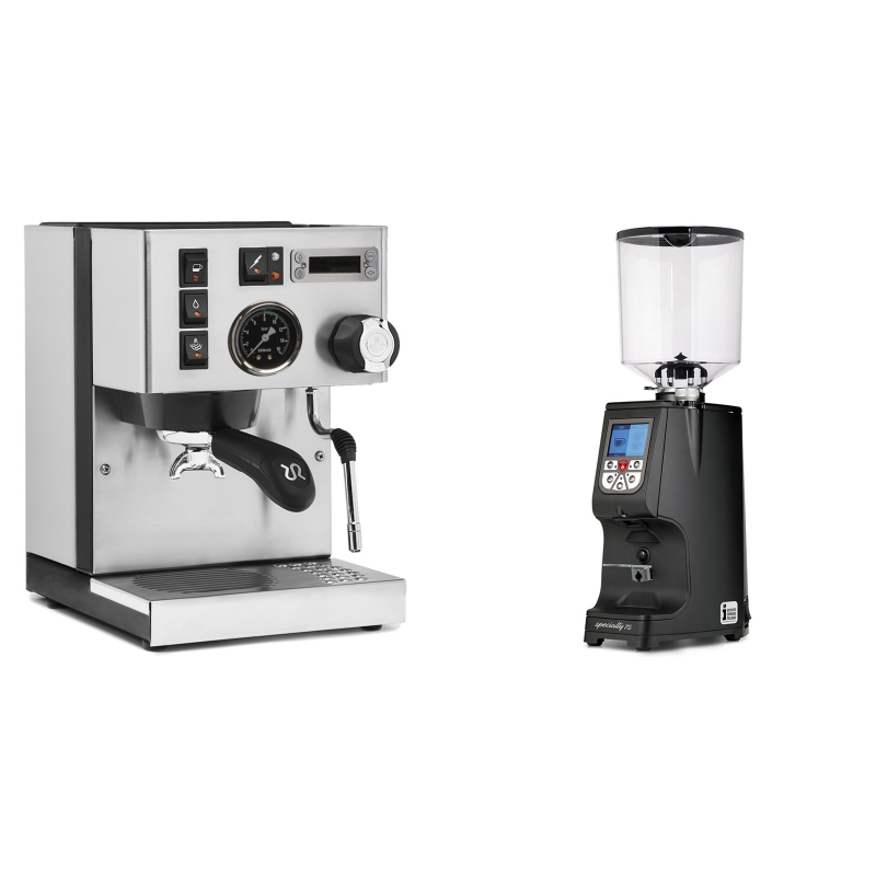 Rancilio Silvia PID Buna café edice + Eureka Atom Specialty 75, black Rancilio Silvia PID Buna café edice + Eureka Atom Specialty 75, black