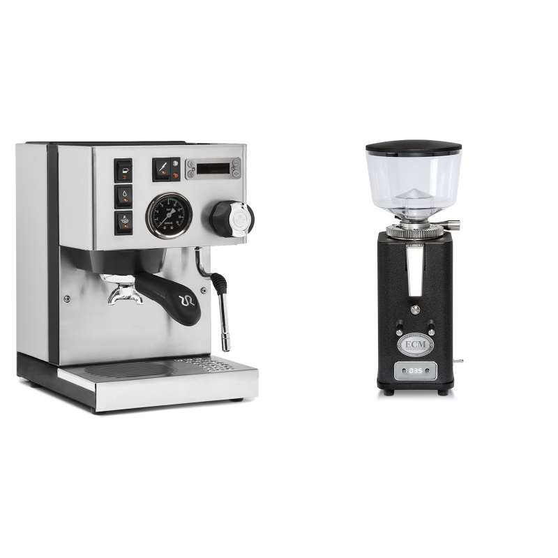 Rancilio Silvia PID Buna café edice + ECM S-Automatik 64, anthracite Rancilio Silvia PID Buna café edice + ECM S-Automatik 64, anthracite