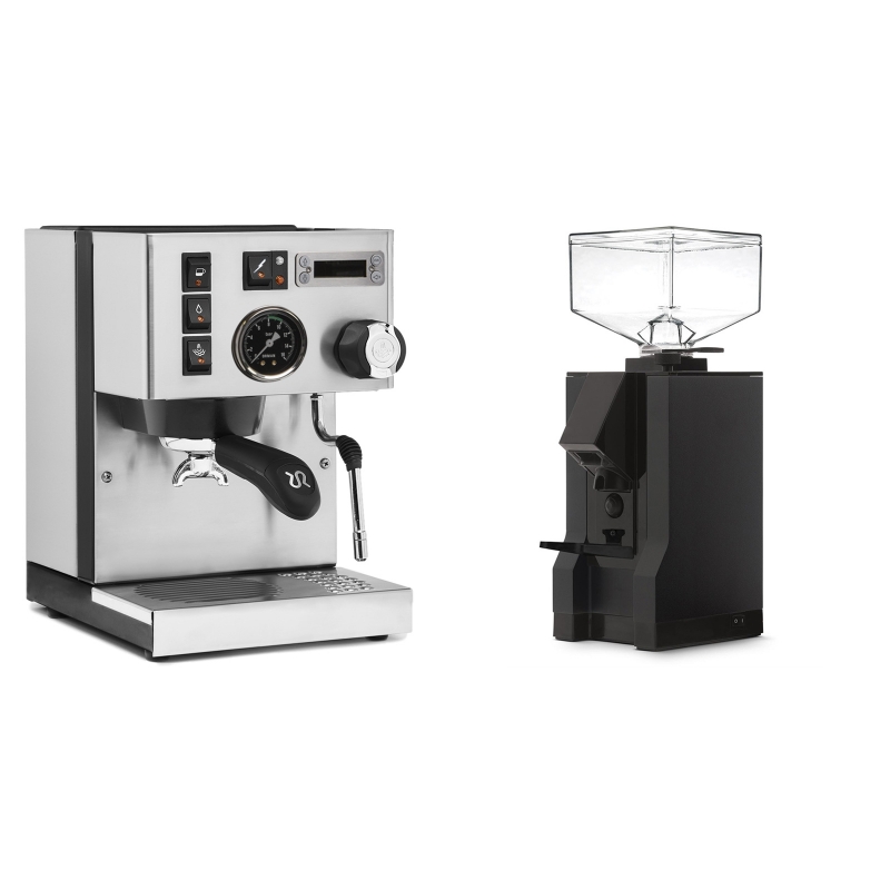Rancilio Silvia PID Buna café edice + Eureka Mignon Manuale, BL black Rancilio Silvia PID Buna café edice + Eureka Mignon Manuale, BL black