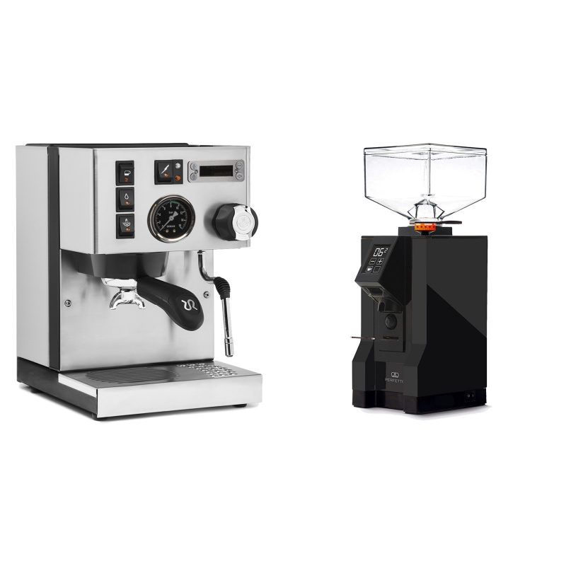Rancilio Silvia PID Buna café edice + Eureka Mignon Perfetto, BL black Rancilio Silvia PID Buna café edice + Eureka Mignon Perfetto, BL black