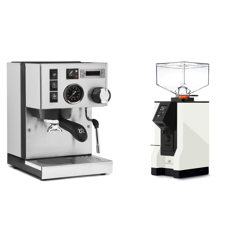 Rancilio Silvia PID Buna café edice + Eureka Mignon Perfetto, BL white Rancilio Silvia PID Buna café edice + Eureka Mignon Perfetto, BL white