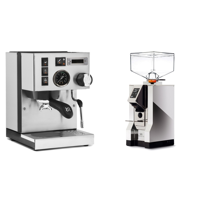 Rancilio Silvia PID Buna café edice + Eureka Mignon Perfetto, CR chrome Rancilio Silvia PID Buna café edice + Eureka Mignon Perfetto, CR chrome